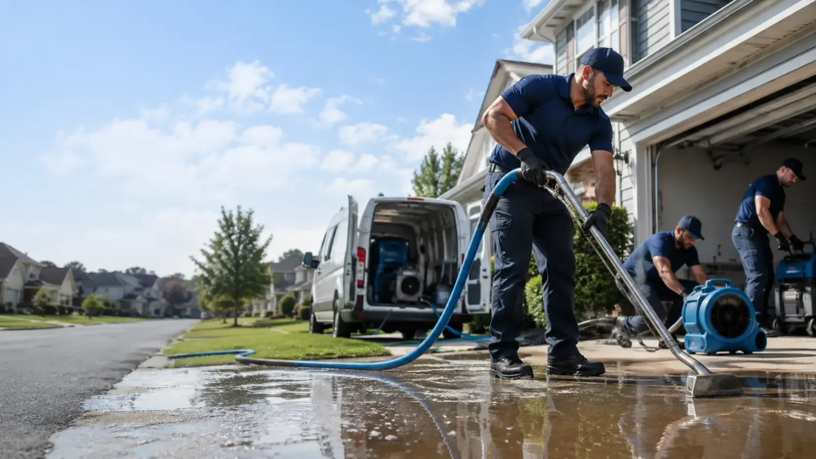 Flood Damage Restoration in Bellevue, OH